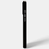 Schwarzes 4 Luxe iPhone 15 Pro Max, Gelber Kugelfi Case-Mate iPhone Hülle (Rückseite / Links)