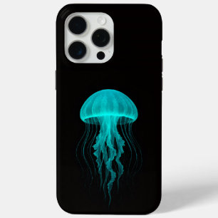 Schwarzes 4 Luxe iPhone 15 Pro Max, Grüne Qualle Case-Mate iPhone Hülle