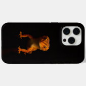 Schwarzes 4 Luxe iPhone 15 Pro Max, Leopardgecko Case-Mate iPhone Hülle (Rückseite (Horizontal))