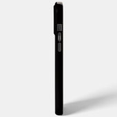 Schwarzes 4 Luxe iPhone 15 Pro Max, Mächtiger Elef Case-Mate iPhone Hülle (Rückseite / Links)