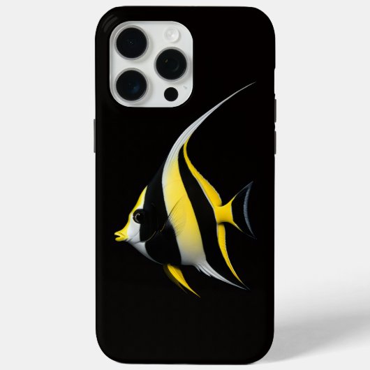 Schwarzes 4 Luxe iPhone 15 Pro Max, Moorish Idol Case-Mate iPhone Hülle (Rückseite)