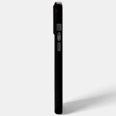 Schwarzes 4 Luxe iPhone 15 Pro Max, Perlenweiße Tu Case-Mate iPhone Hülle (Rückseite / Links)