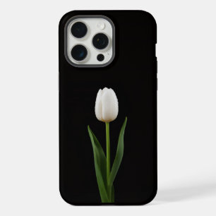 Schwarzes 4 Luxe iPhone 15 Pro Max, Perlenweiße Tu Max Hülle