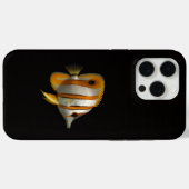 Schwarzes 4 Luxe iPhone 15 Pro Max, Riff-Schmetter Case-Mate iPhone Hülle (Rückseite (Horizontal))