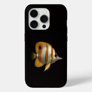 Schwarzes 4 Luxe iPhone 15 Pro, Riff-Schmetterling Case-Mate iPhone Hülle