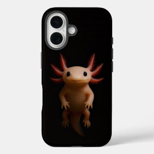 Schwarzes 4 Luxe iPhone 16 Case-Mate, Axolotl Hülle
