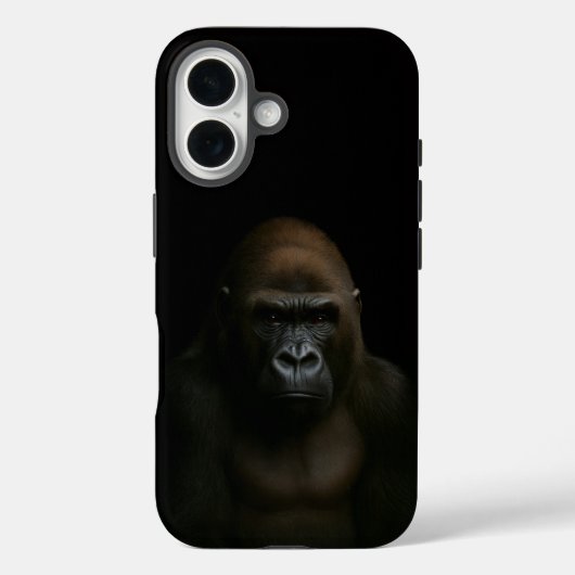 Schwarzes 4 Luxe iPhone 16 Case-Mate, Gorilla Case-Mate iPhone Hülle (Rückseite)