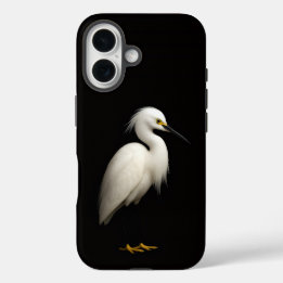 Schwarzes 4 Luxe iPhone 16 Case-Mate, Schneegreif Hülle