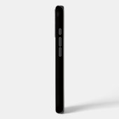 Schwarzes 4 Luxe iPhone 16 Mate, Elegantes Schnabe Case-Mate iPhone Hülle (Rückseite / Links)