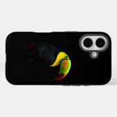 Schwarzes 4 Luxe iPhone 16 Mate, Keil-Schnabeltuka Case-Mate iPhone Hülle (Rückseite (Horizontal))
