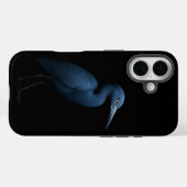 Schwarzes 4 Luxe iPhone 16 Mate, Kleiner Blauer Re Case-Mate iPhone Hülle (Rückseite (Horizontal))