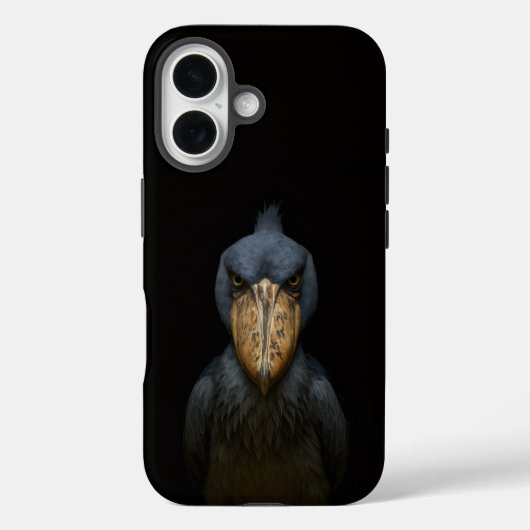 Schwarzes 4 Luxe iPhone 16 Mate, Schuhschnabel-Vog Case-Mate iPhone Hülle (Rückseite)