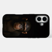 Schwarzes 4 Luxe iPhone 16 Mate, Serener Schimpans Case-Mate iPhone Hülle (Rückseite (Horizontal))