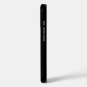 Schwarzes 4 Luxe iPhone 16 Mate, Serener Schimpans Case-Mate iPhone Hülle (Rückseite / Links)