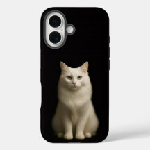 Schwarzes 4 Luxe iPhone 16 Mate, Türkisch Angora-K
