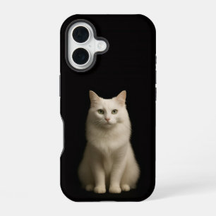Schwarzes 4 Luxe iPhone 16 Mate, Türkisch Angora-K Hülle