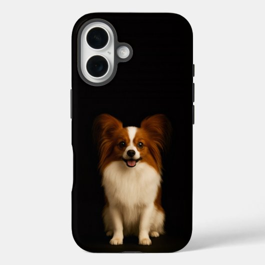 Schwarzes 4 Luxe iPhone 16 Mate, Verfeinerter Papi Case-Mate iPhone Hülle (Rückseite)