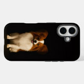 Schwarzes 4 Luxe iPhone 16 Mate, Verfeinerter Papi Case-Mate iPhone Hülle (Rückseite (Horizontal))