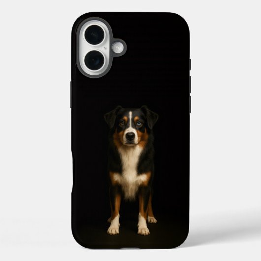 Schwarzes 4 Luxe iPhone 16 Plus, Australian Shephe Case-Mate iPhone Hülle (Rückseite)