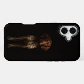 Schwarzes 4 Luxe iPhone 16 Plus, Deutscher Pointer Hülle (Rückseite (Horizontal))