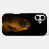 Schwarzes 4 Luxe iPhone 16 Plus, Elegantes Schnabe Case-Mate iPhone Hülle (Rückseite (Horizontal))