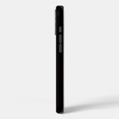 Schwarzes 4 Luxe iPhone 16 Plus, Elegantes Schnabe Case-Mate iPhone Hülle (Rückseite / Links)