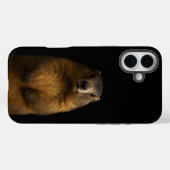 Schwarzes 4 Luxe iPhone 16 Plus, Fluffy Marmot Case-Mate iPhone Hülle (Rückseite (Horizontal))