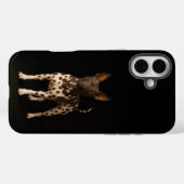 Schwarzes 4 Luxe iPhone 16 Plus, haarloser Terrier Case-Mate iPhone Hülle (Rückseite (Horizontal))