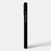 Schwarzes 4 Luxe iPhone 16 Plus, Kleiner Blauer Re Case-Mate iPhone Hülle (Rückseite / Links)
