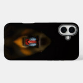 Schwarzes 4 Luxe iPhone 16 Plus, Mandrill-Affe Case-Mate iPhone Hülle (Rückseite (Horizontal))