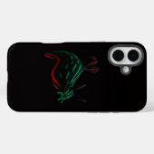 Schwarzes 4 Luxe iPhone 16 Plus Mate, Neon-Meeresn Case-Mate iPhone Hülle (Rückseite (Horizontal))