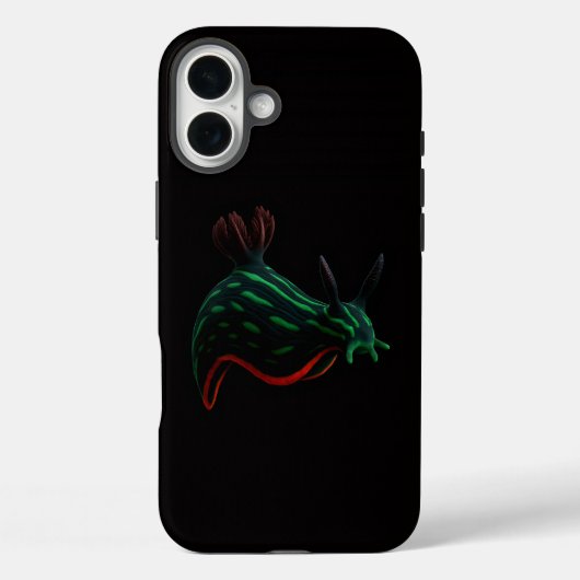 Schwarzes 4 Luxe iPhone 16 Plus Mate, Neon-Meeresn Case-Mate iPhone Hülle (Rückseite)