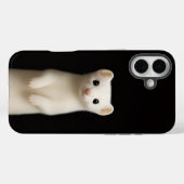 Schwarzes 4 Luxe iPhone 16 Plus, stilvolles Hermel Case-Mate iPhone Hülle (Rückseite (Horizontal))