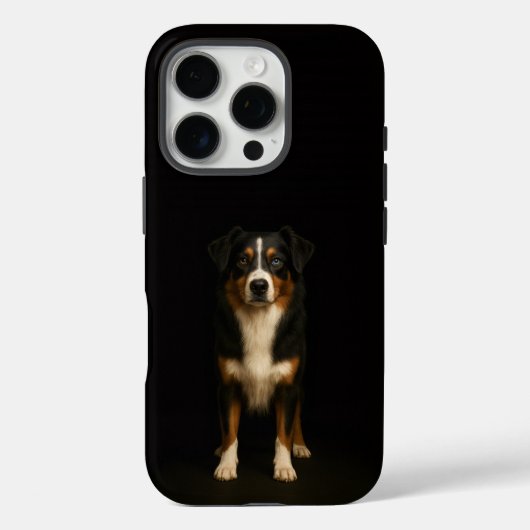 Schwarzes 4 Luxe iPhone 16 Pro, Australischer Schä Case-Mate iPhone Hülle (Rückseite)