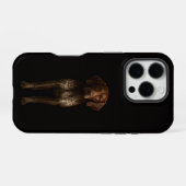 Schwarzes 4 Luxe iPhone 16 Pro, Deutscher Pointer Hülle (Rückseite (Horizontal))