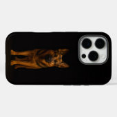 Schwarzes 4 Luxe iPhone 16 Pro, Deutscher Schäferh Case-Mate iPhone Hülle (Rückseite (Horizontal))