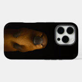 Schwarzes 4 Luxe iPhone 16 Pro, Elegantes Schnabel Case-Mate iPhone Hülle (Rückseite (Horizontal))