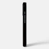 Schwarzes 4 Luxe iPhone 16 Pro, getufteter Coquett Case-Mate iPhone Hülle (Rückseite / Links)