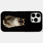 Schwarzes 4 Luxe iPhone 16 Pro Max, Birma-Katze Case-Mate iPhone Hülle (Rückseite (Horizontal))