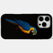 Schwarzes 4 Luxe iPhone 16 Pro Max, Blau-Gelber Ar Case-Mate iPhone Hülle (Rückseite (Horizontal))