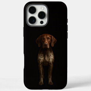 Schwarzes 4 Luxe iPhone 16 Pro Max, Deutscher Poin Max Hülle