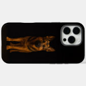 Schwarzes 4 Luxe iPhone 16 Pro Max, Deutscher Schä Case-Mate iPhone Hülle (Rückseite (Horizontal))