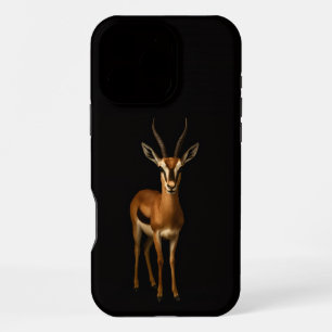 Schwarzes 4 Luxe iPhone 16 Pro Max, elegante Gazel Max Hülle
