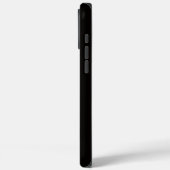 Schwarzes 4 Luxe iPhone 16 Pro Max, Elegantes Schn Case-Mate iPhone Hülle (Rückseite / Links)