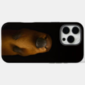 Schwarzes 4 Luxe iPhone 16 Pro Max, Elegantes Schn Case-Mate iPhone Hülle (Rückseite (Horizontal))