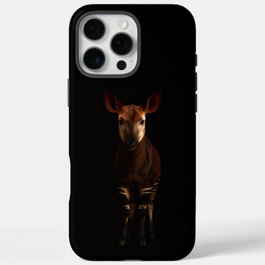 Schwarzes 4 Luxe iPhone 16 Pro Max, Forest Okapi Case-Mate iPhone Hülle (Rückseite)