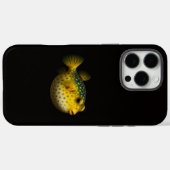 Schwarzes 4 Luxe iPhone 16 Pro Max, Gelber Kugelfi Case-Mate iPhone Hülle (Rückseite (Horizontal))