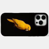 Schwarzes 4 Luxe iPhone 16 Pro Max, Goldsittich Case-Mate iPhone Hülle (Rückseite (Horizontal))