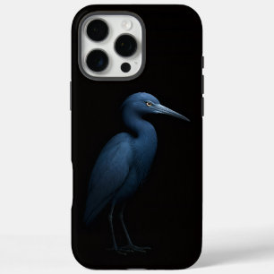 Schwarzes 4 Luxe iPhone 16 Pro Max, Kleiner Blauer Max Hülle