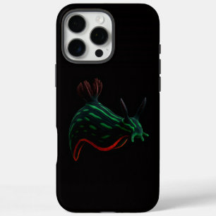 Schwarzes 4 Luxe iPhone 16 Pro Max, Neon-Meeresnac Max Hülle